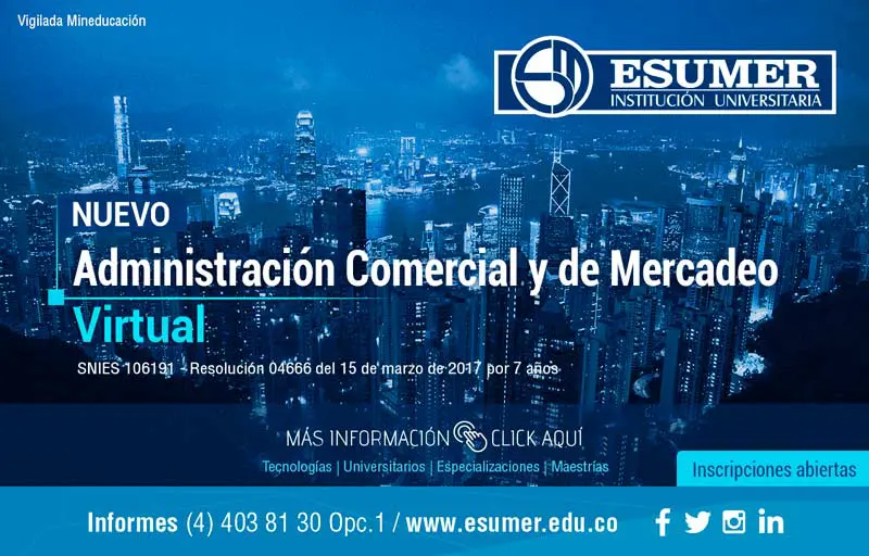 ¿Por qué y dónde estudiar publicidad y Mercadeo universidades en Colombia? - razones de peso Administración Comercial y de Mercadeo Virtual - Institución Universitaria Esumer Carreras afines a Publicidad y Mercadeo