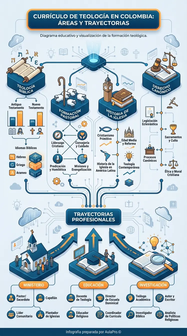 Infografía detallada sobre Teología