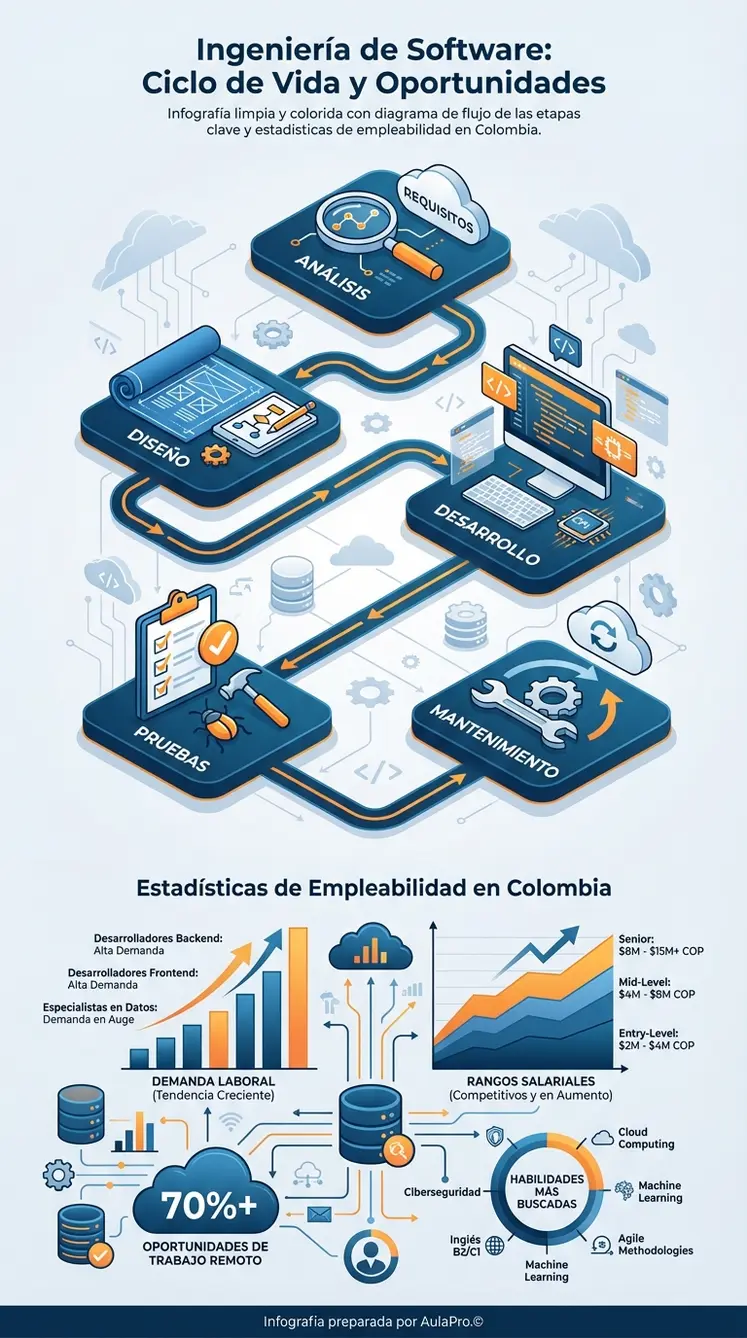Infografía detallada sobre Ingeniería de Software
